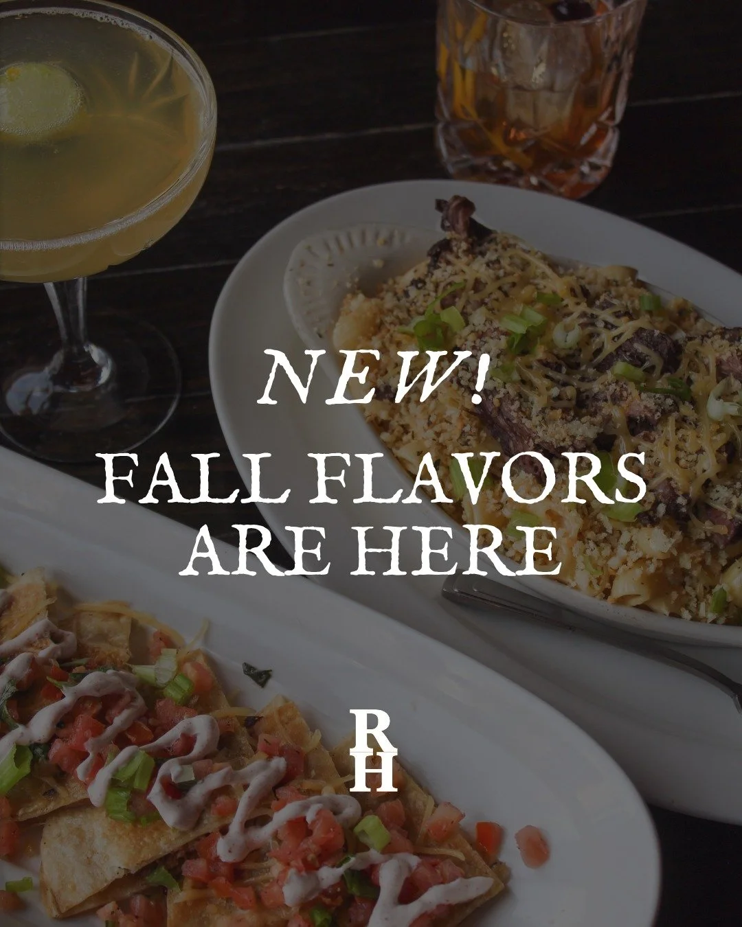 New season. New flavors. 🍂🔥

🥩 Short Rib Quesadilla
🧀 Short Rib Macaroni
🥃 Figgy Smalls Old Fashioned
🍸 Tupelo Honey

Click the link in our bio to see our full fall menu and reserve your table while you're there!