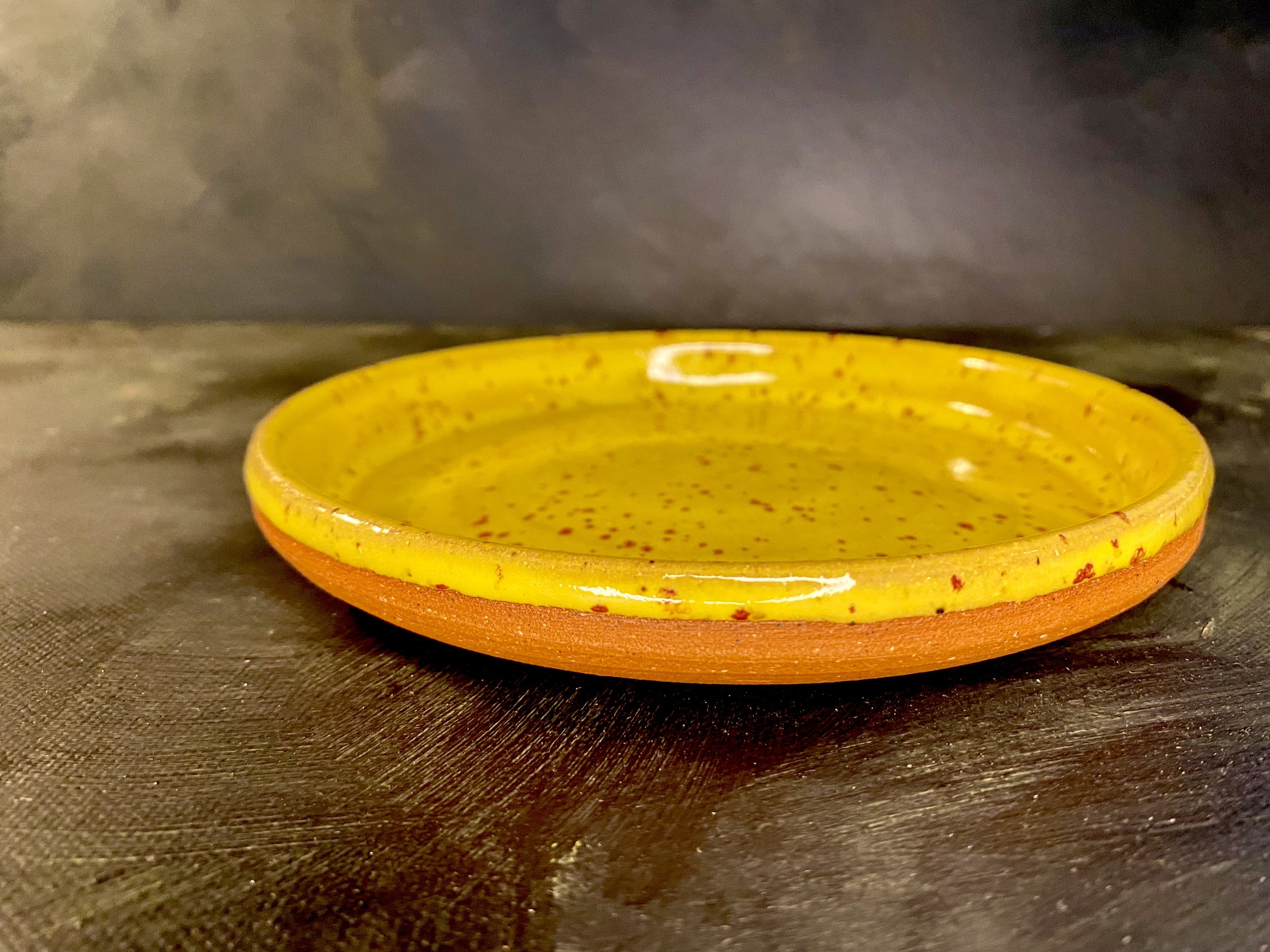 Yellow Speckle Plate
