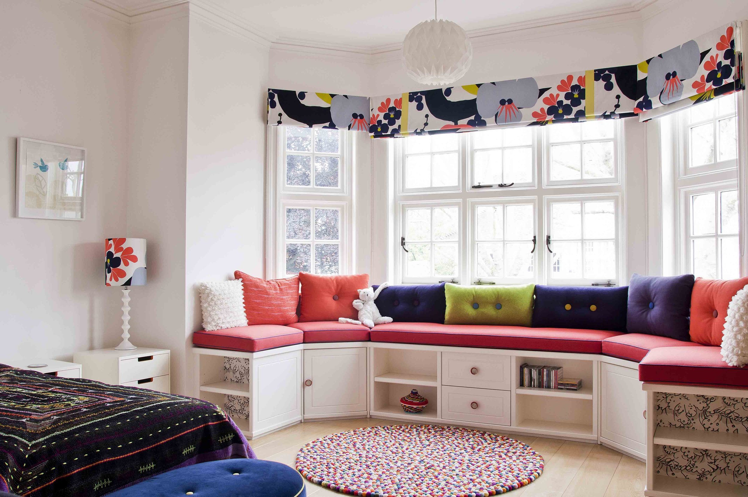 Marimekko inspired Teenage Girls Room in North London 
