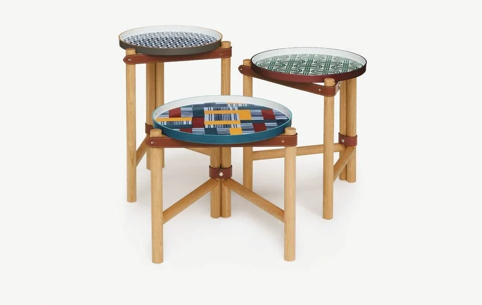 Les Trotteuses d'Hermes occasional tables