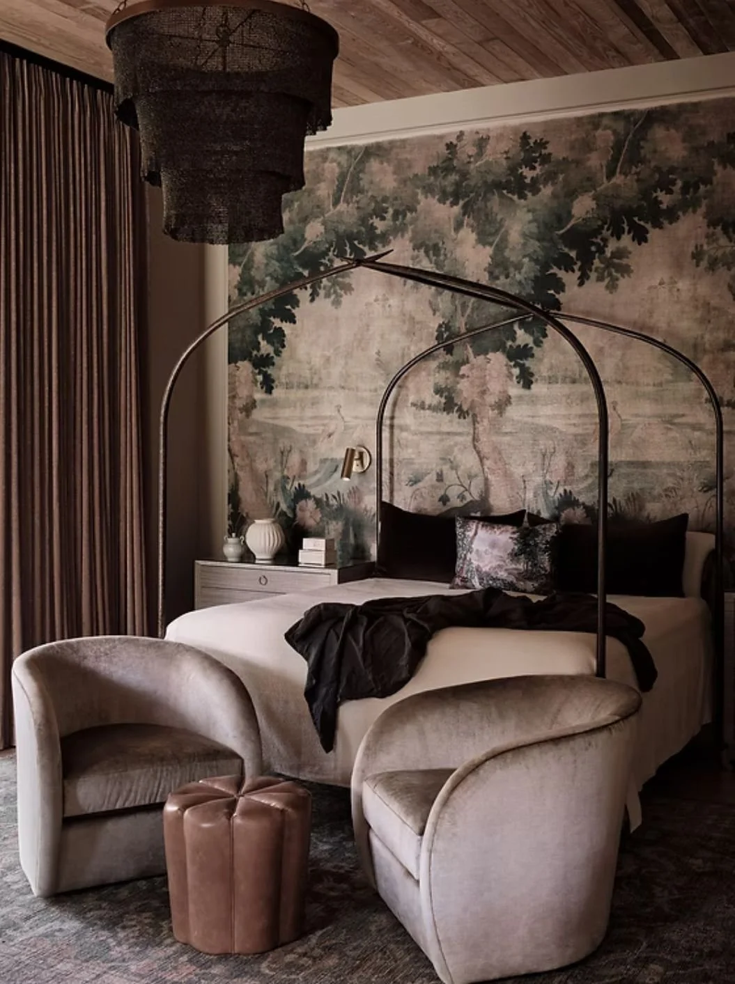 Romantic Canopy Bed in a Luxury Master Bedroom