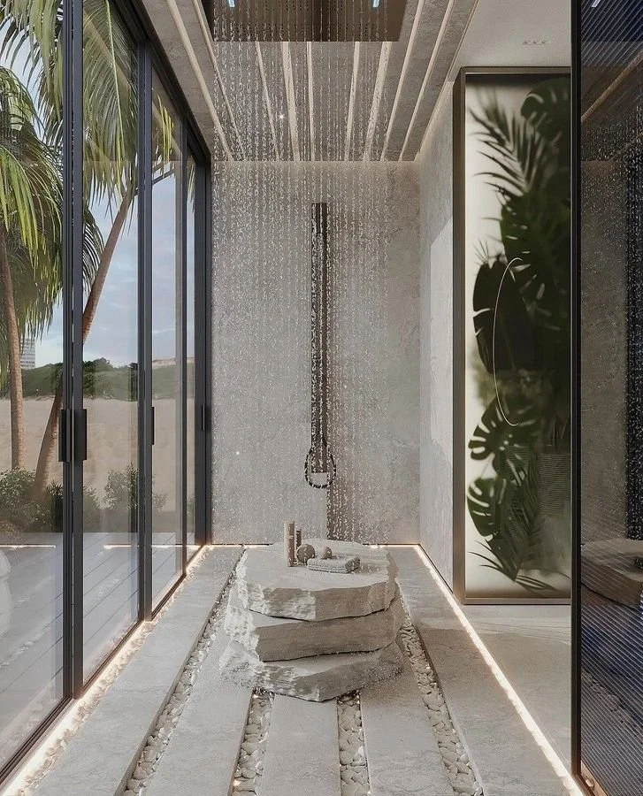 WEllness Spa and Shower Area