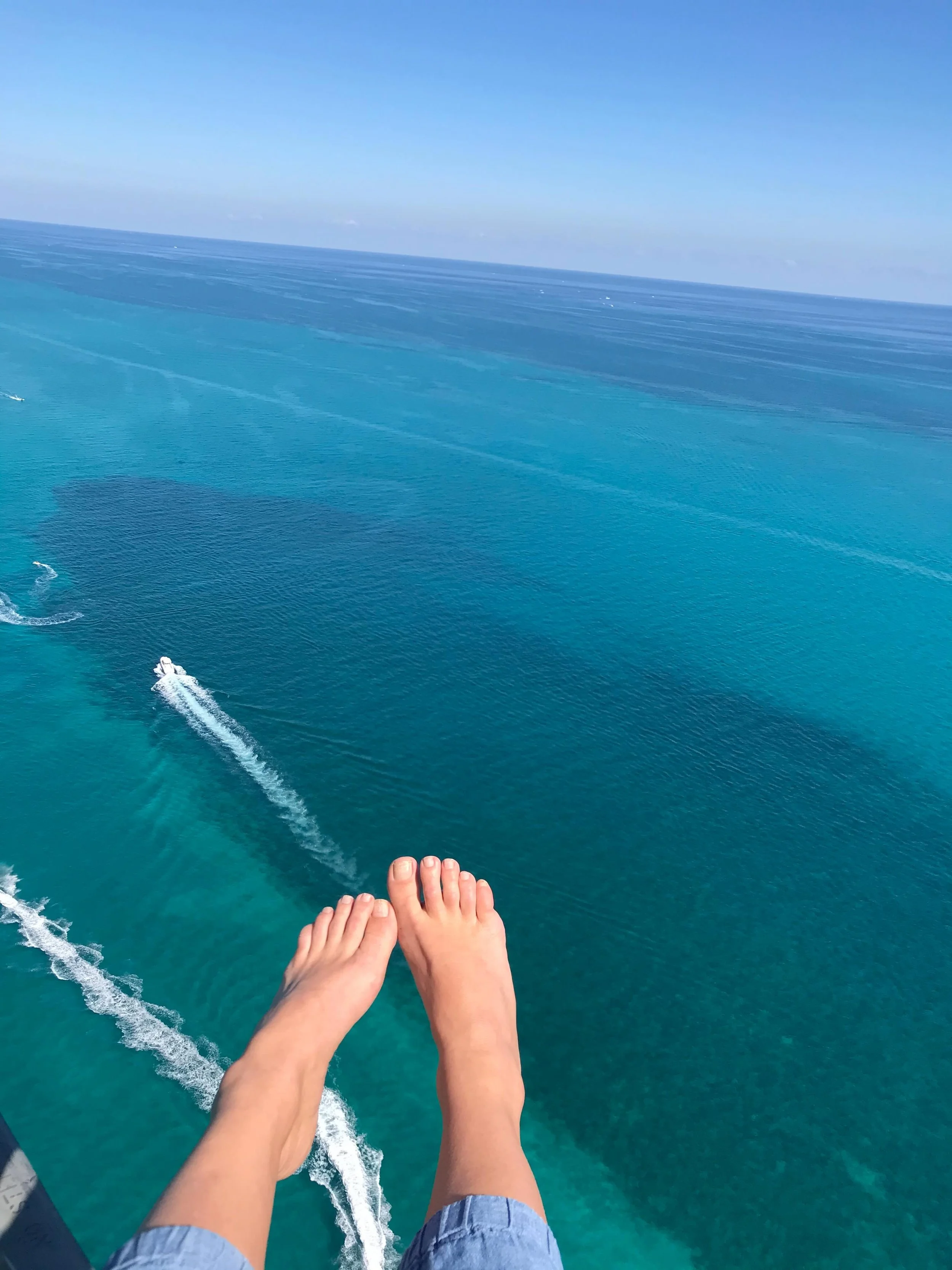 OCEANIA 🌊 | In, on or above the sea it&rsquo;s all so beautiful to me!! 💙 Happy World 🌎 Ocean Day from a helicopter 🚁 above the Atlantic! 🌊 @knofdesign #worldoceanday