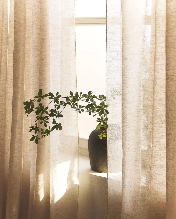 Soft Linen Drapery &amp; Natural Light