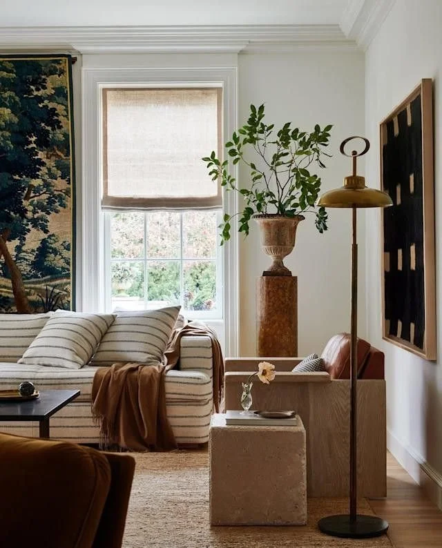 Warm Contemporary Living Room