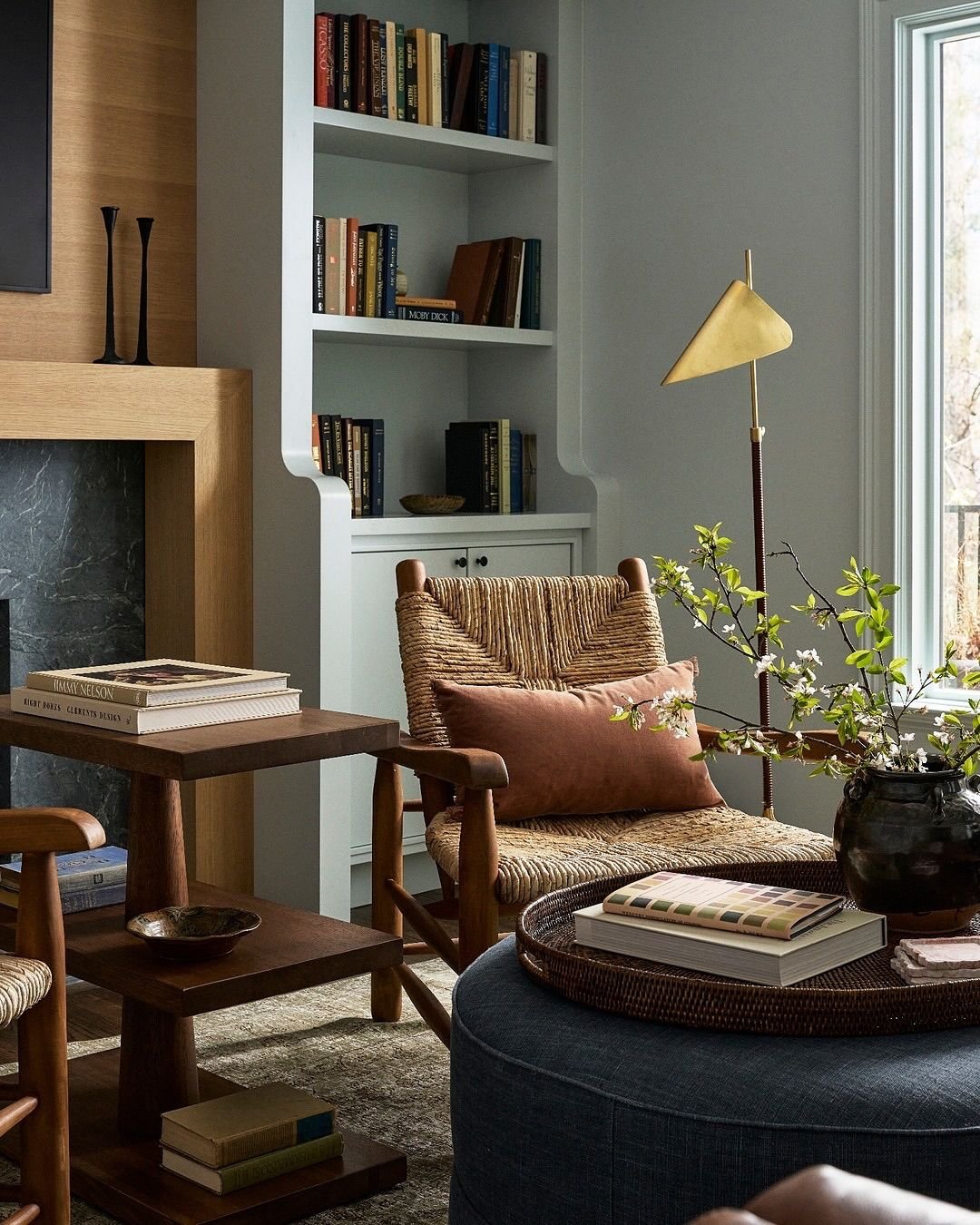 Artisan Reading Nook with Natural Materials