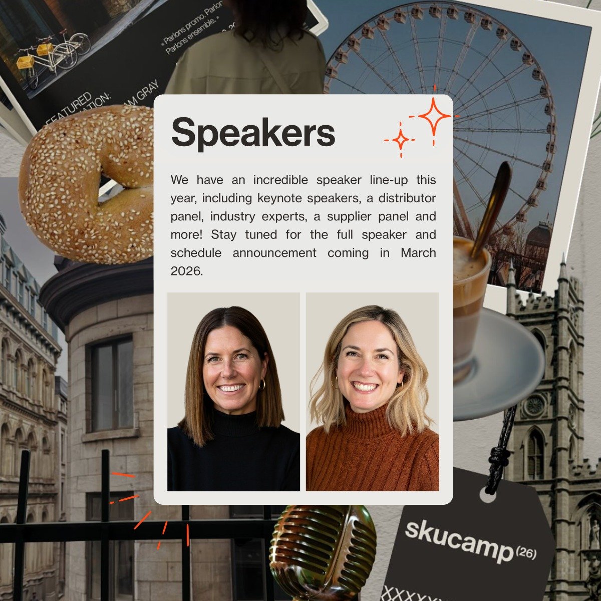 Two founders. One company. Still growing. 🍊 Building something from the ground up and getting to share it on stage feels pretty special. Headed to Montreal to speak at @commonsku SKUcamp this September and cant wait. 

If you are going to be there, 
