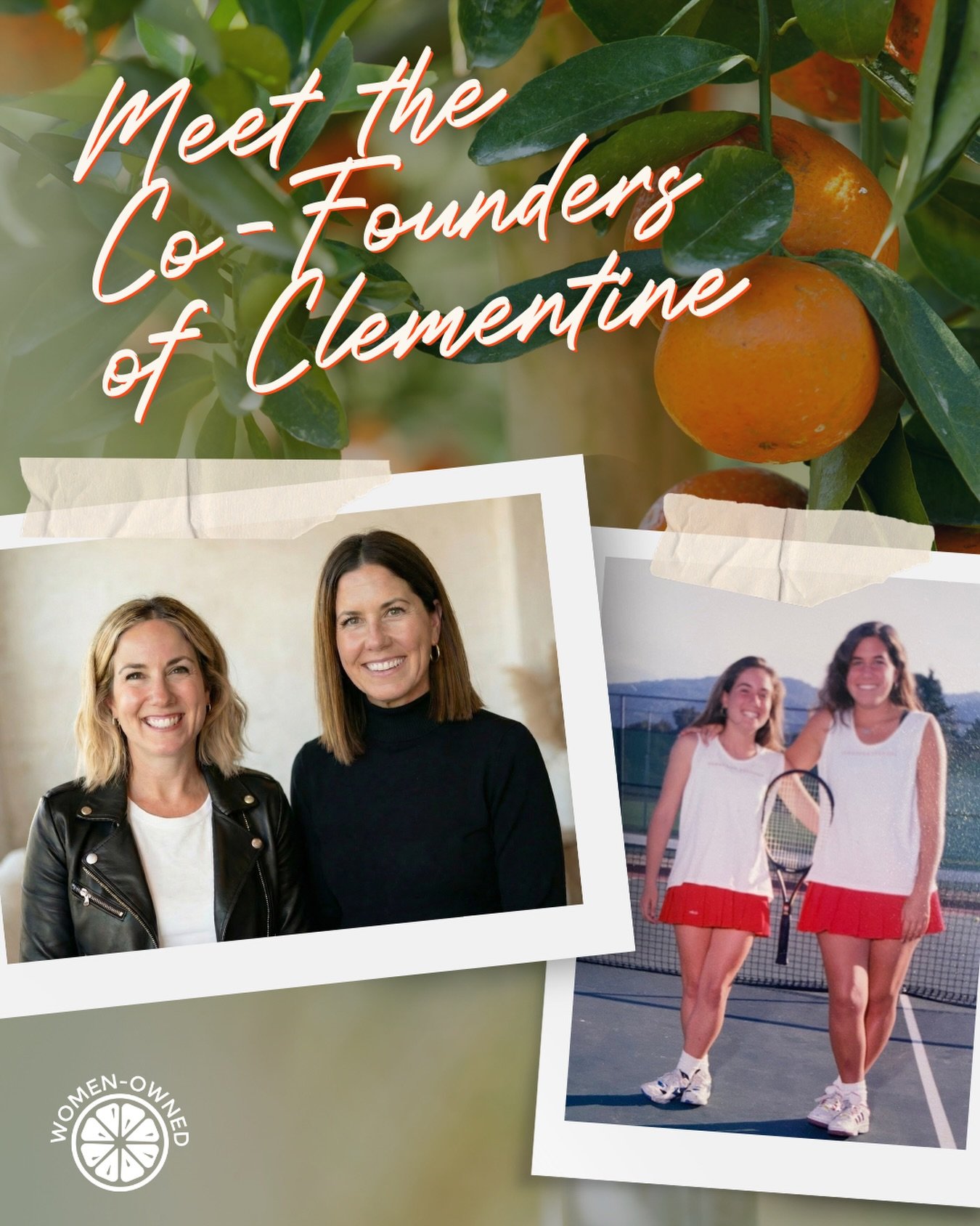 Behind Clementine is a friendship that started long before business plans and brand decks. Built on trust, teamwork, and a shared dream, this is a women-founded story rooted in connection, heart, and a whole lot of hustle. Link in bio🍊