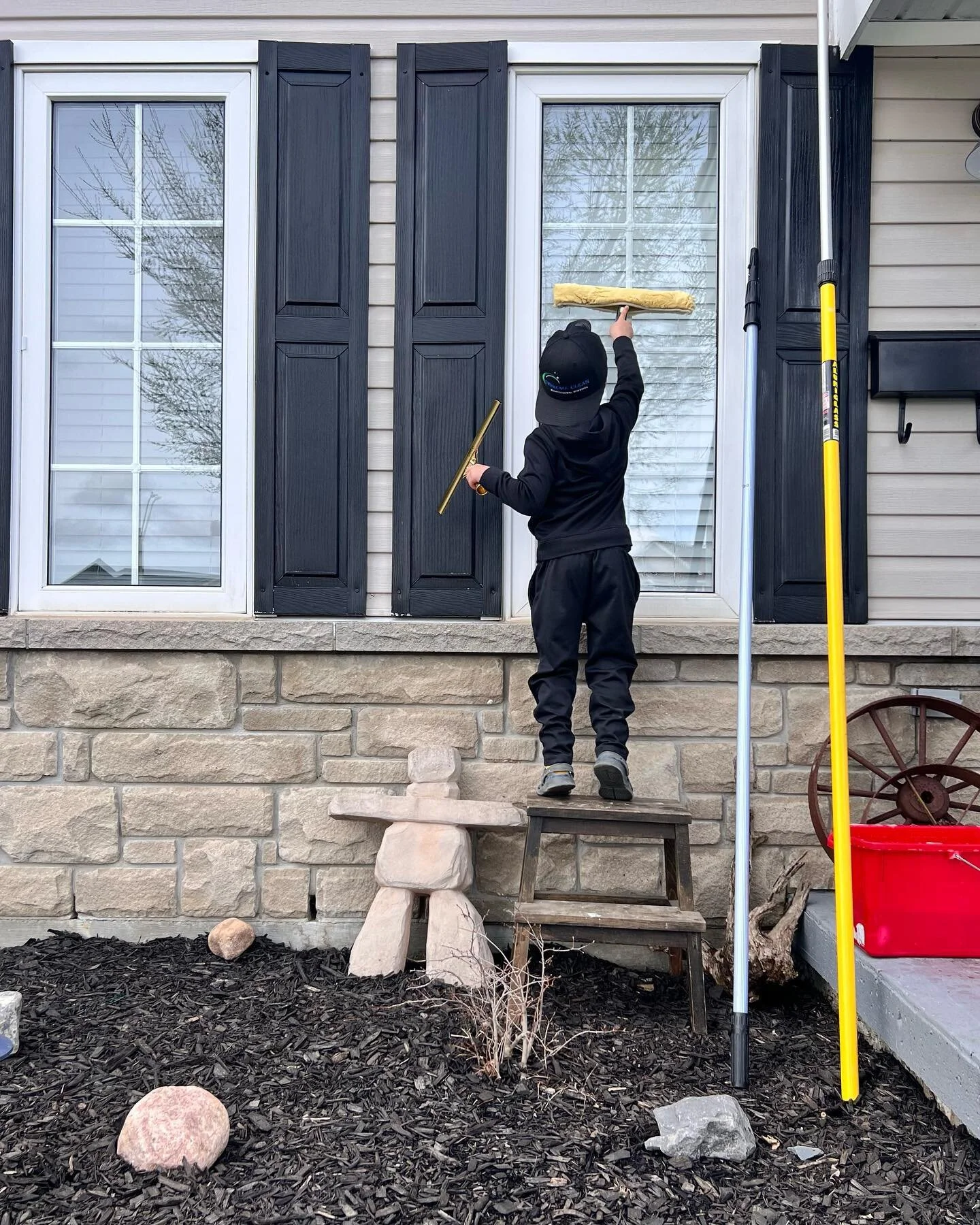 Window cleaning? We do that too! ✨

*sorry to disappoint, our littlest &ldquo;trainee&rdquo; is not for hire 😆

#fallcleanup #windowcleaning #familybiz #smallbusinessmatters #entrepreneur #teamworkmakesthedreamwork #familyaffair #professionalwindowc