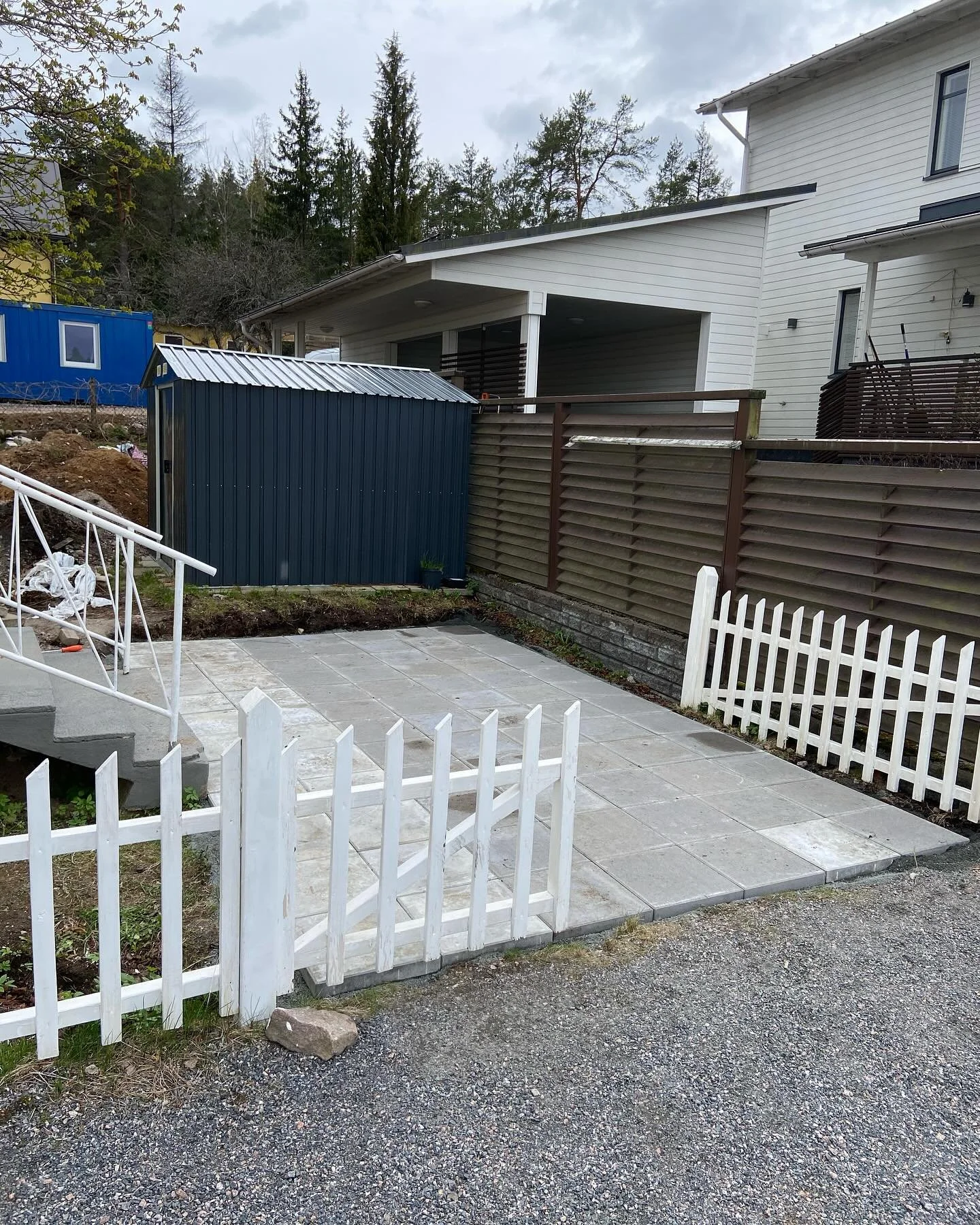 From bare ground to a fresh new patio &mdash; the transformation is complete! ✅ Our customer wanted a clean, inviting outdoor space, and we delivered.

If you&rsquo;re planning a similar project in Helsinki or the surrounding areas, feel free to reac