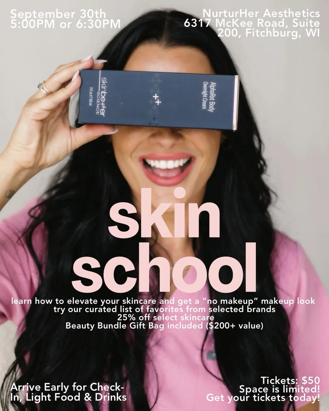 Class is officially in session 🎀

Join us for Skin School, an intimate evening dedicated to learning how to elevate your everyday skincare and master the effortless &ldquo;no makeup&rdquo; makeup look.

We&rsquo;ll walk you through our curated Nurtu