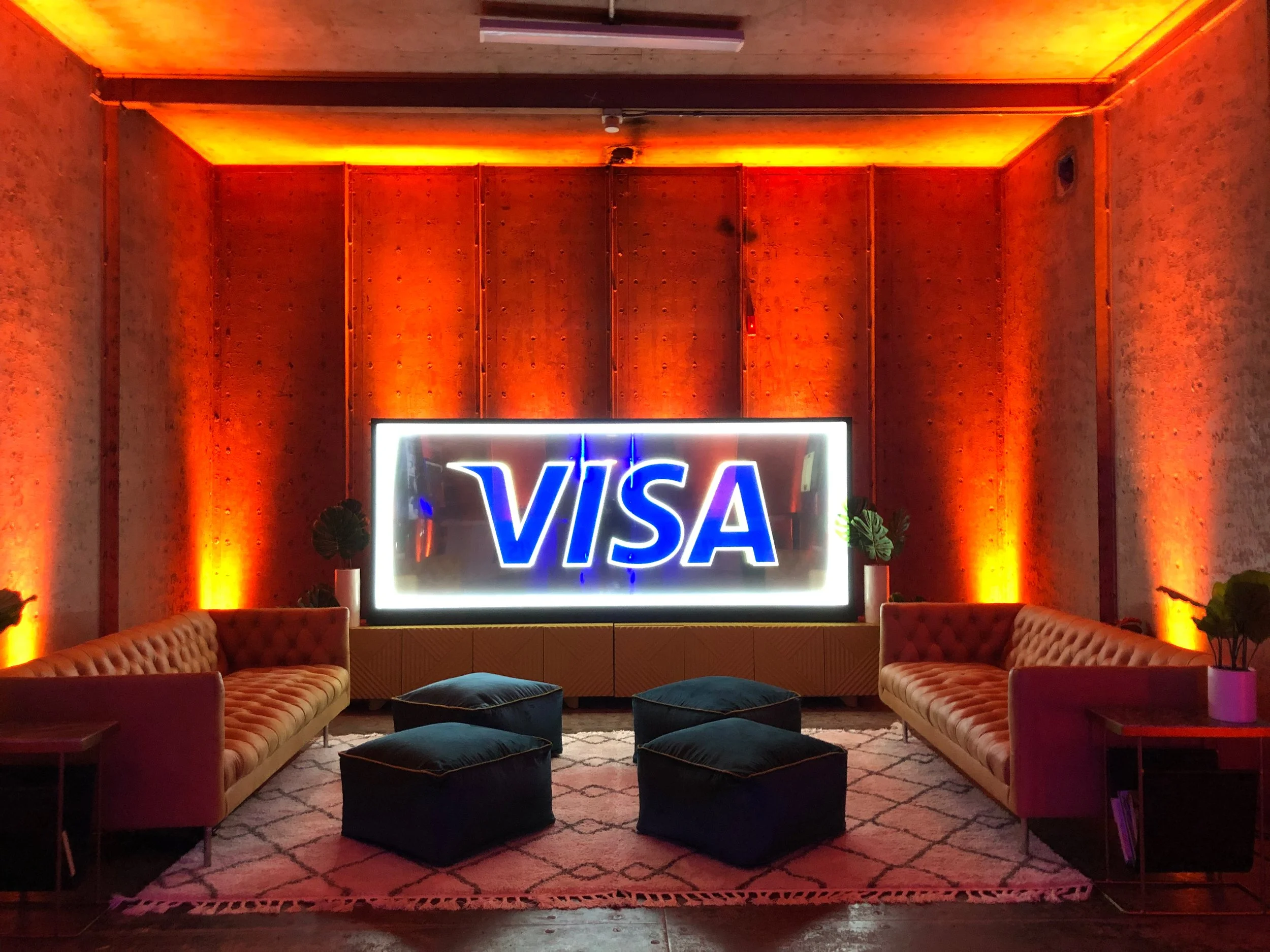 Visa, Inc'a Pop Up a the Vault in Washington DC - 2019