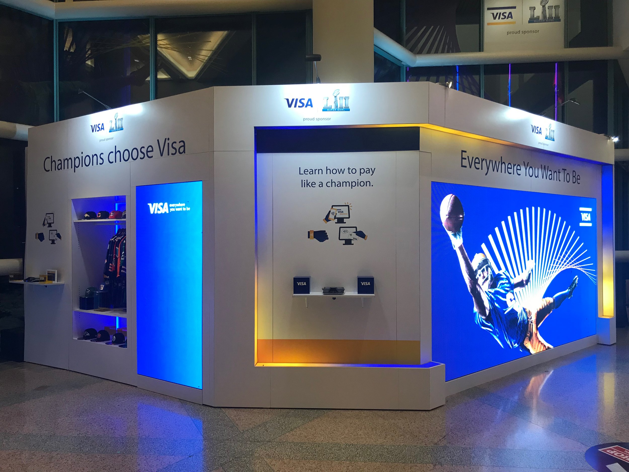 Visa, Inc.'s Activation at Supurbowl LII - 2018