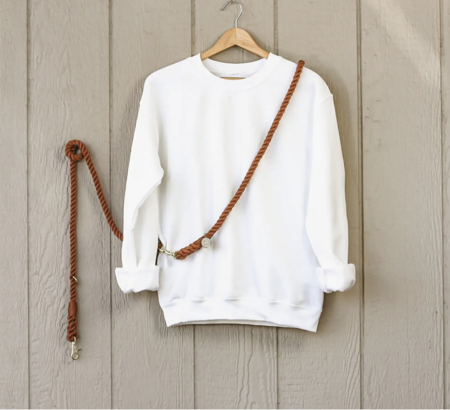 Desert Clay Hands-Free Rope Leash