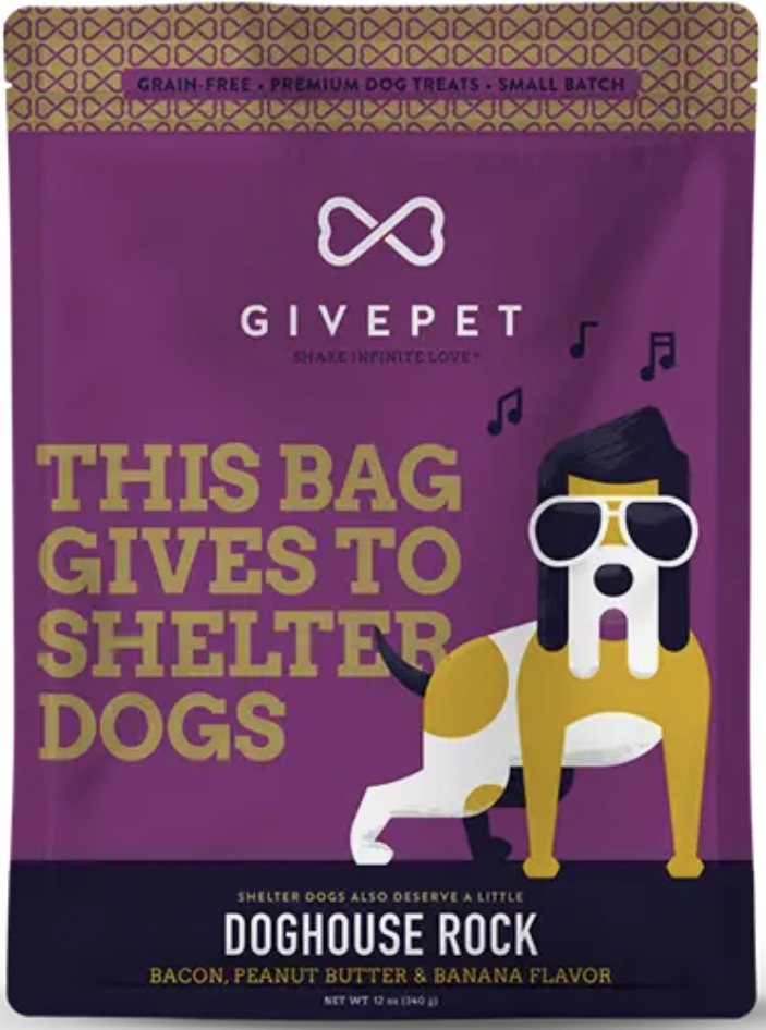 GivePet Doghouse Rock Dog Treats