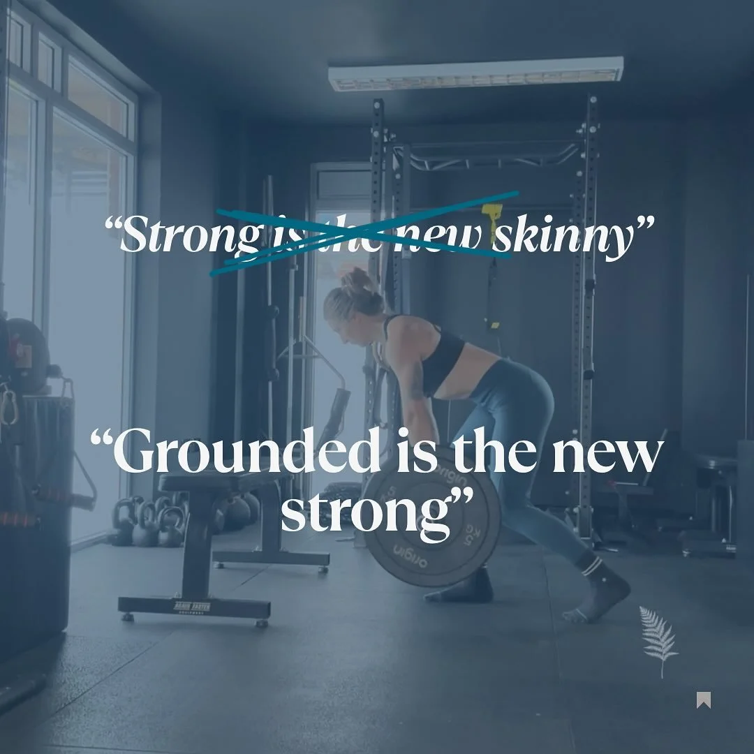&ldquo;Being grounded is the new strong.&rdquo;
Not the kind of strong that&rsquo;s loud or performative &mdash; the kind that&rsquo;s rooted.

🌊Grounded in your nervous system.
This one underpins everything.
The ability to flex your regulated self 