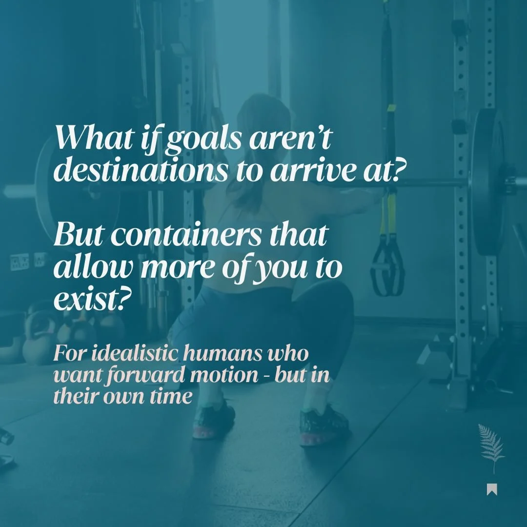 Not all forward motion needs urgency.

Some goals are meant to hold you,
not hurry you.

For idealistic humans who want progress
that makes sense from the inside

#groundedstrength #movementfreedom #unhurriedlife #moreofyou #strengthinmotion