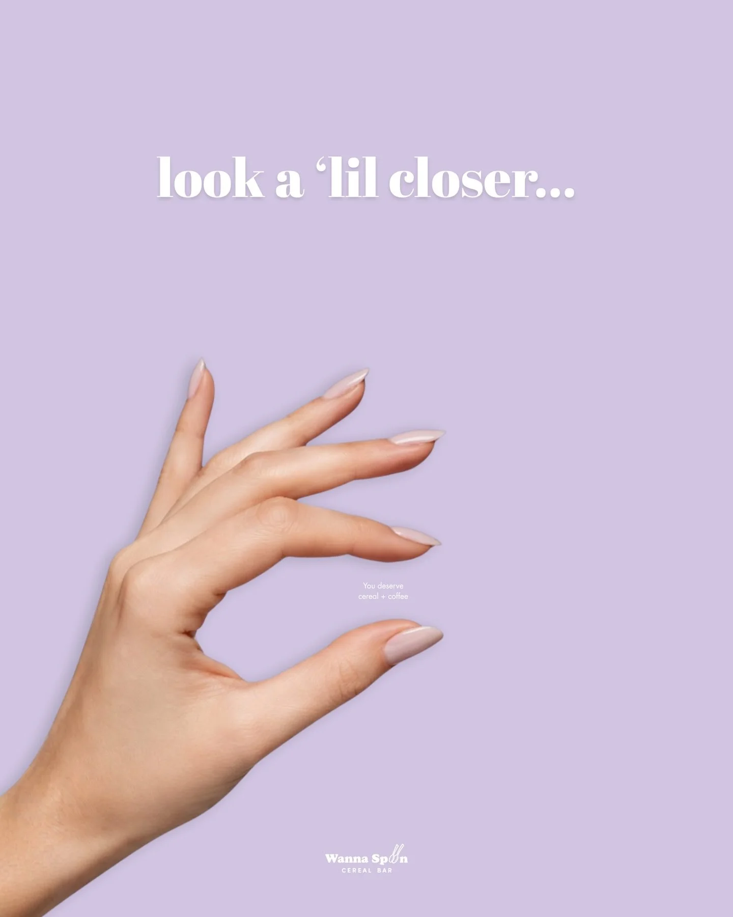 Look close enough and you&rsquo;ll see exactly what your morning&rsquo;s been missing 👀 

Cereal + coffee ☕️🥣 

Come find us!

📍12 South Nashville

#12southnashville #12south #nashvillecoffee #nashvillecoffeeshops #wannaspooncerealbar