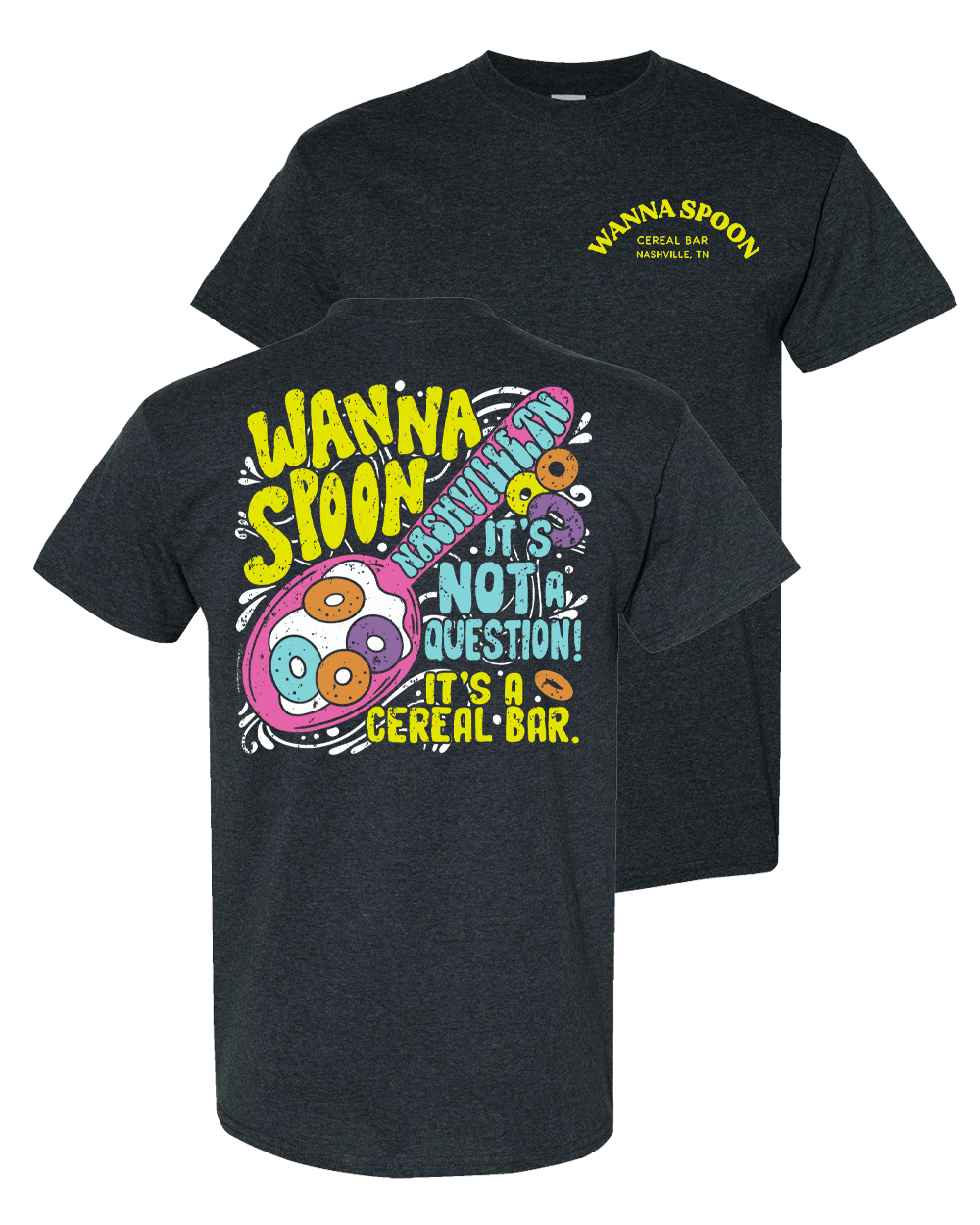 "It's Not a Question" T-Shirt - Charcoal Heather