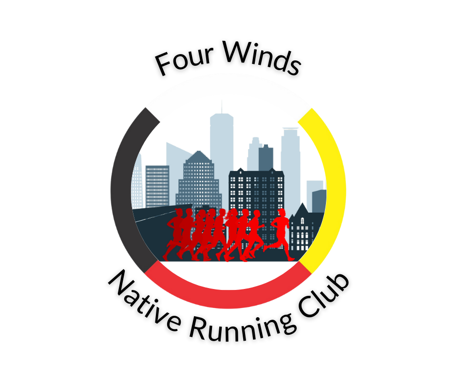 Logo for Four Winds Native Running Club