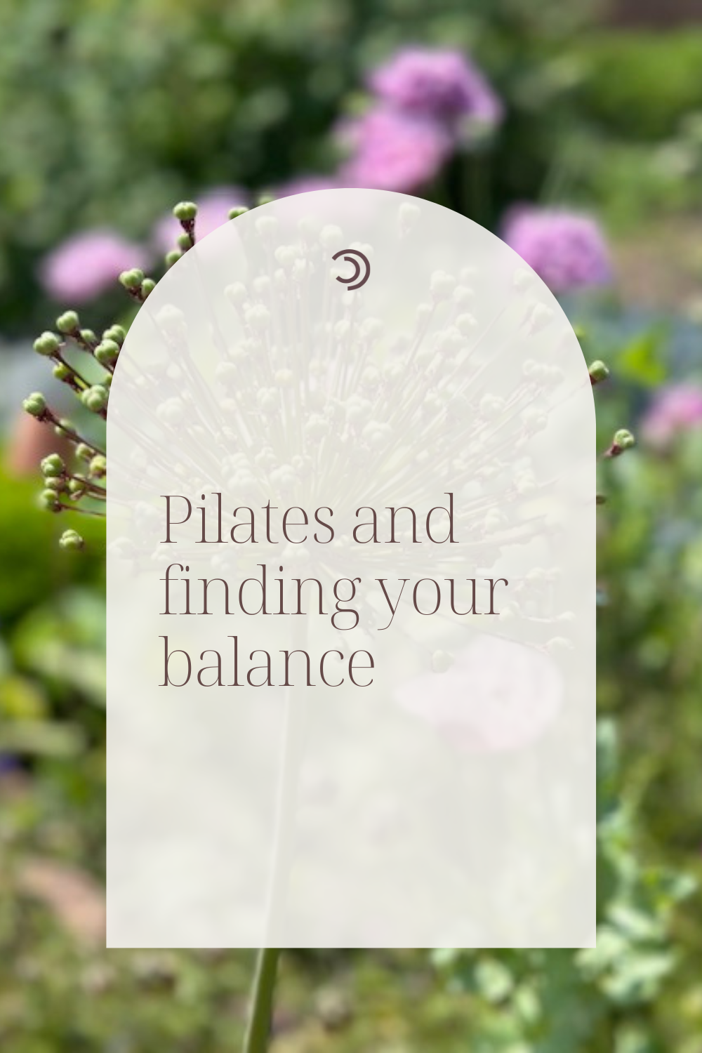 Pilates and finding your balance