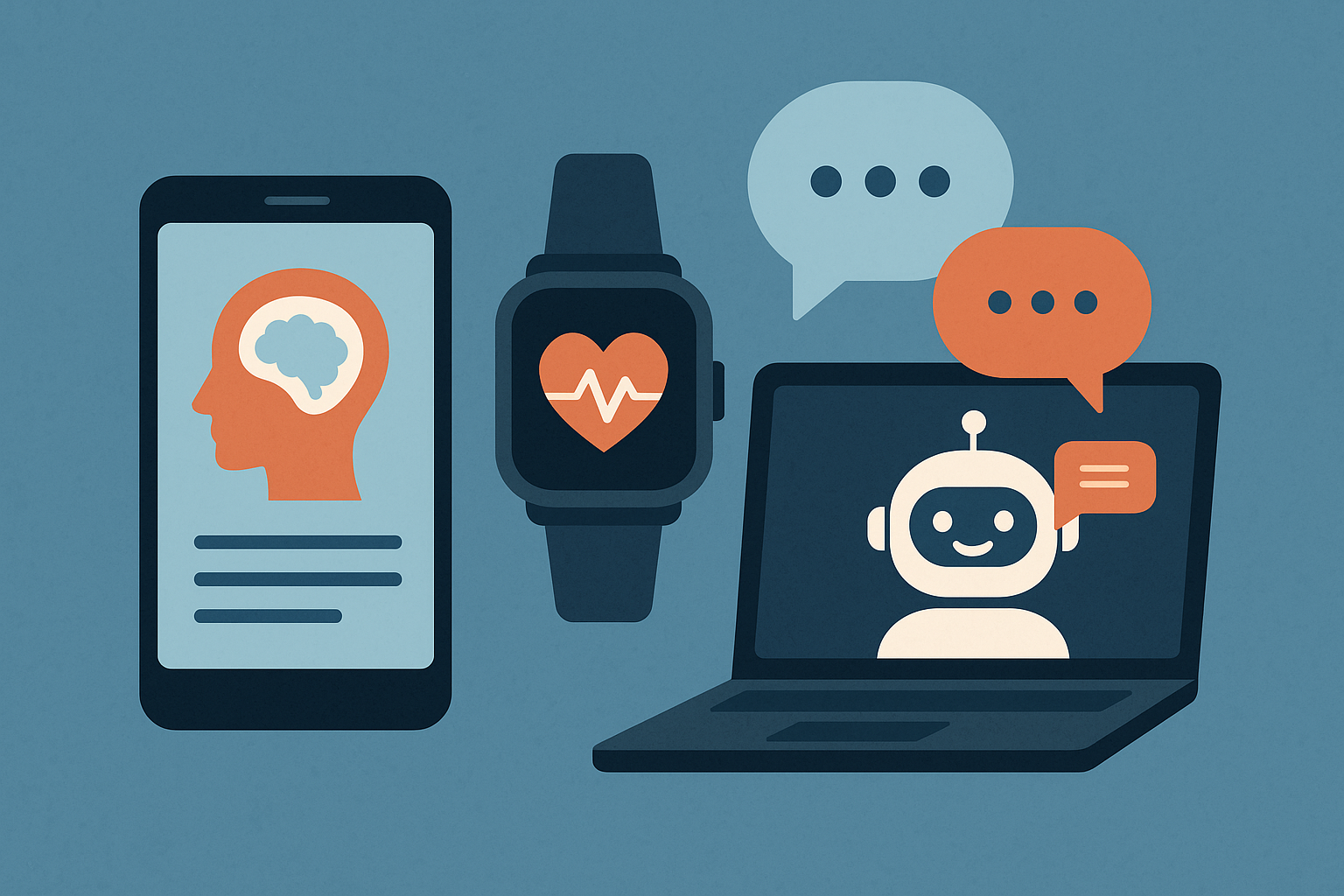 Technology in mental health: Apps, wearables, and AI