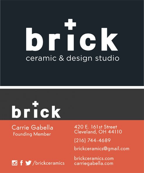 Business card front & back