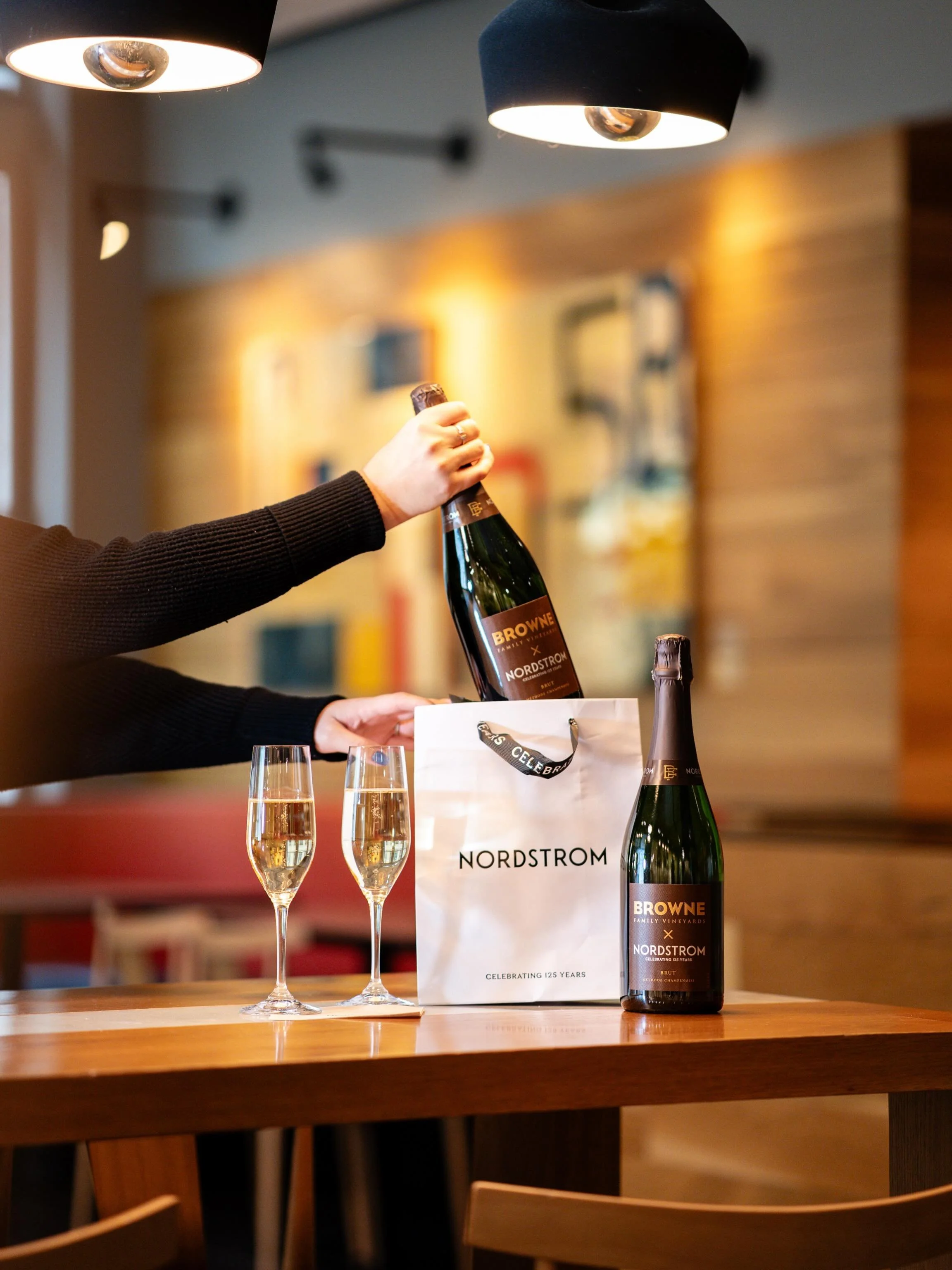 We&rsquo;re proud to present an exclusive M&eacute;thode Champenoise Brut to celebrate @nordstrom 125th Anniversary 🍾🥂 Now available at Nordstrom Caf&eacute;s nationwide.