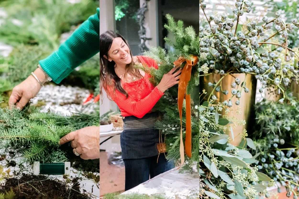 A Very Browne Holiday: Wreath Making at the Browne Barn
