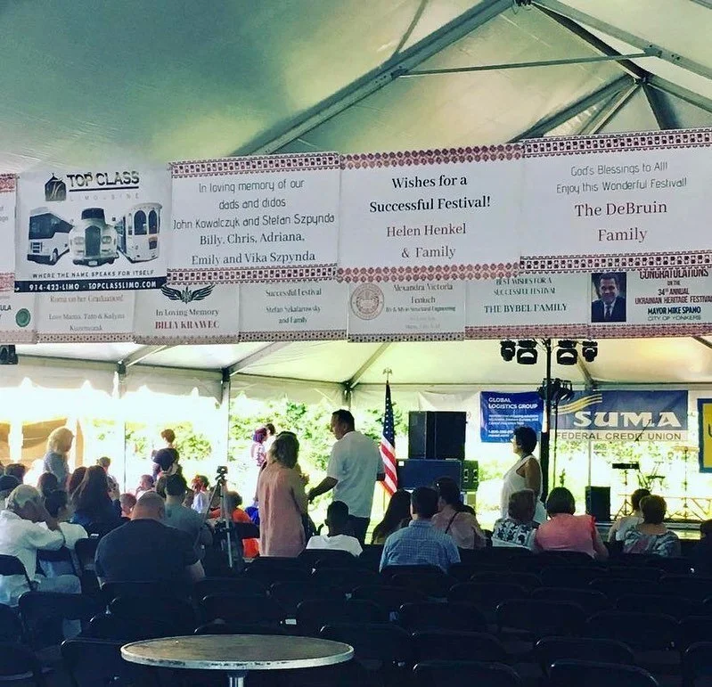 Our Big Top Tent is back this year!  Message me on how to buy a banner to support Ukraine and give a shout out to your loved ones!  #youkiefest2023