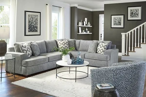 S2580 Ritzy Grey Sectional