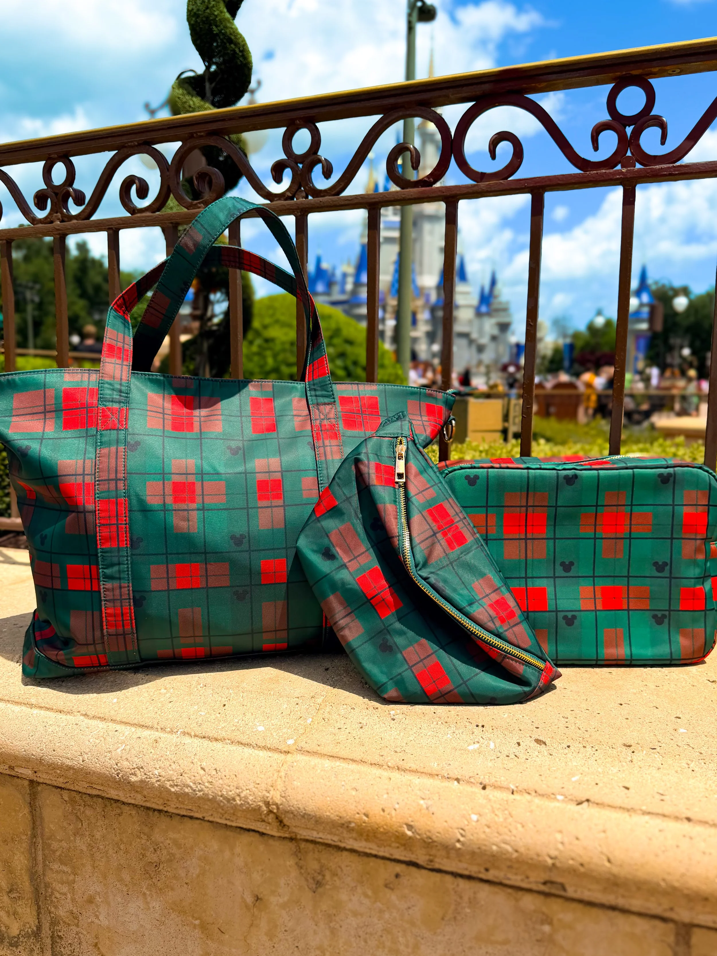 Green Plaid Bags