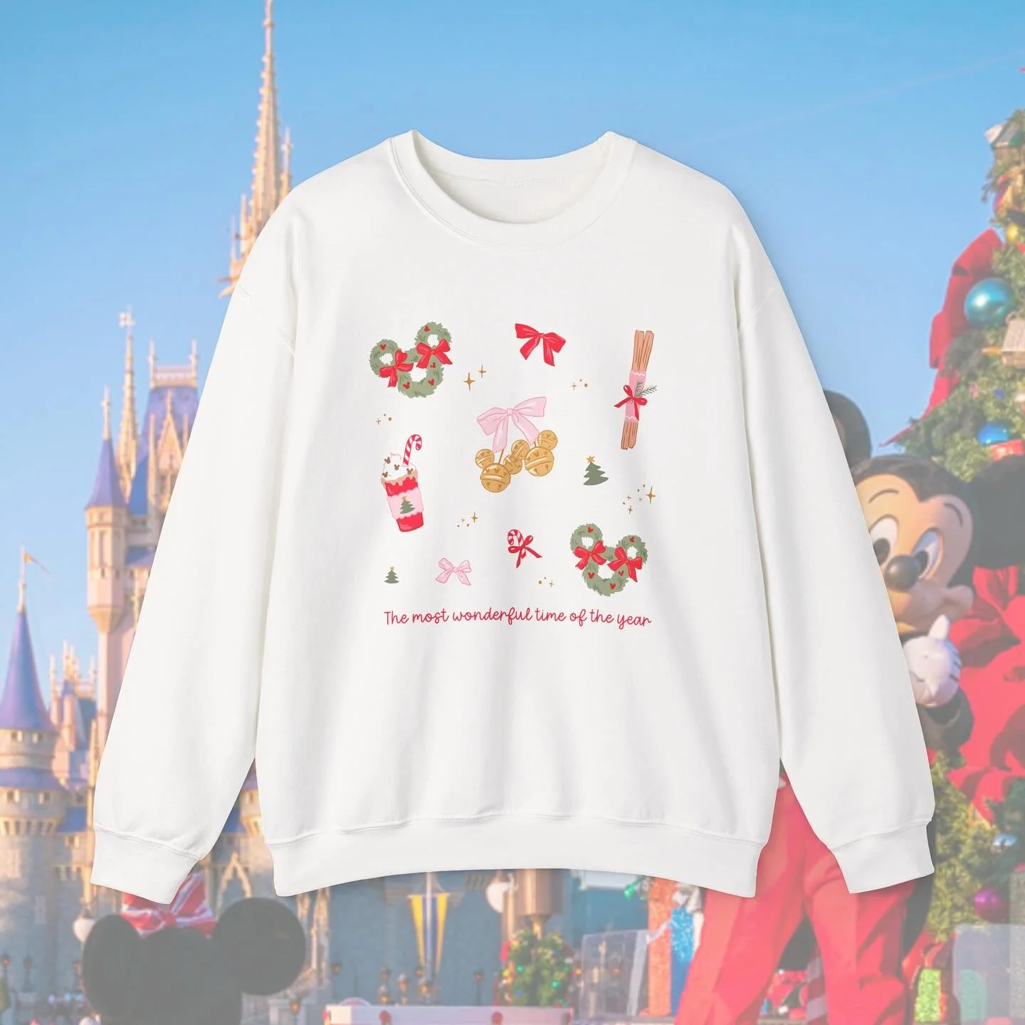 New design alert! I&rsquo;m so excited for the new &ldquo;It&rsquo;s the most wonderful time of the year&rdquo; shirt and sweatshirt. Choose white or pink in either a tee or crew style. Available now! 🎄