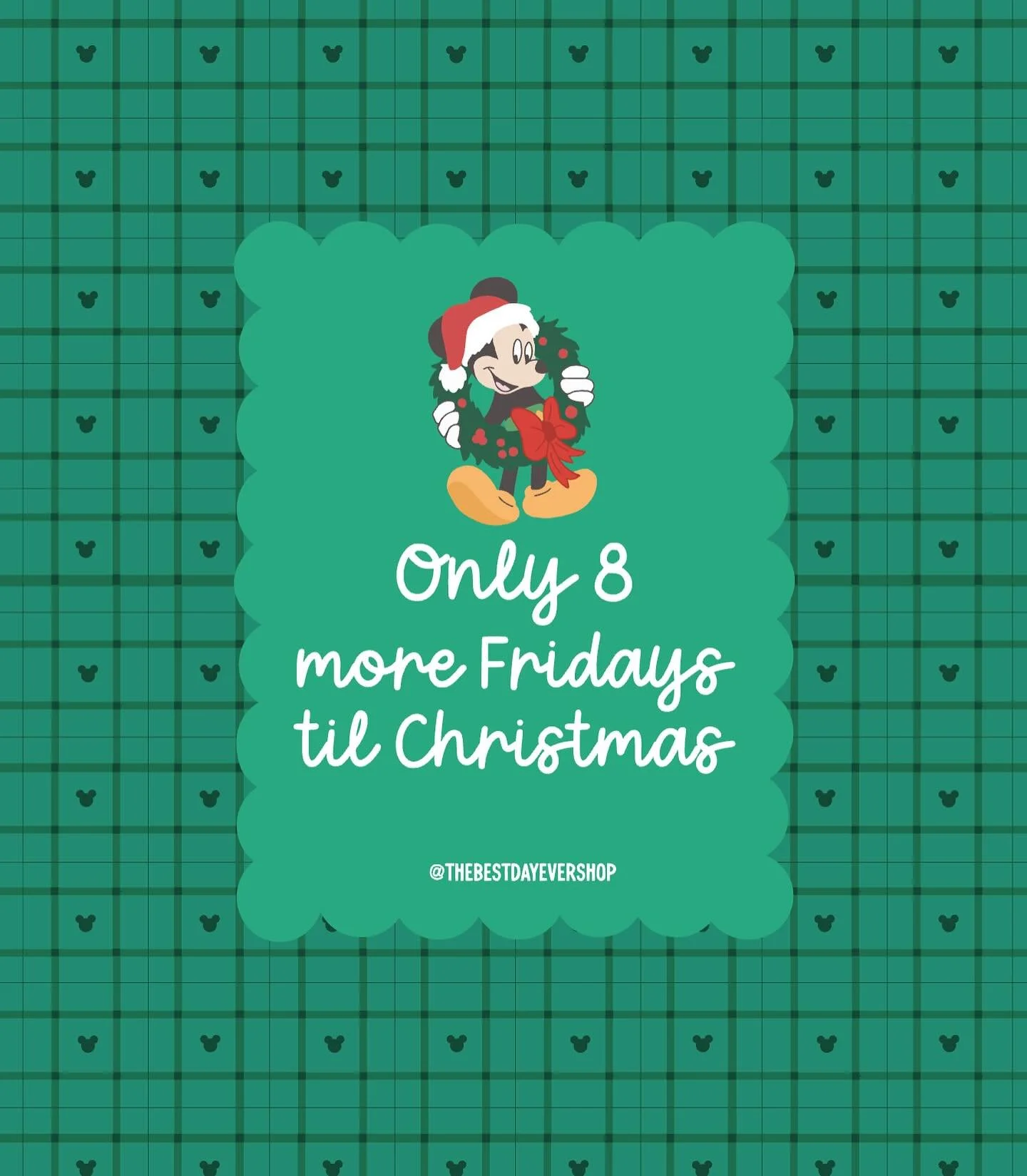 It may be Halloween week but I can&rsquo;t believe Christmas is coming up so fast! Disney Christmas is just the best and I can&rsquo;t wait for everything to be decorated soon! 🎄🎄🎄 Santa Mickey says only 8 more Fridays til Christmas!