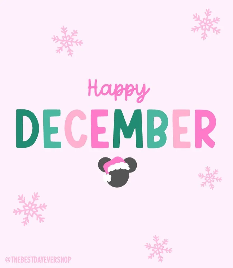 Hello December! I can&rsquo;t believe we already made it to the last month of the year. November flew by! What do you have that you&rsquo;re excited about this month? ✨