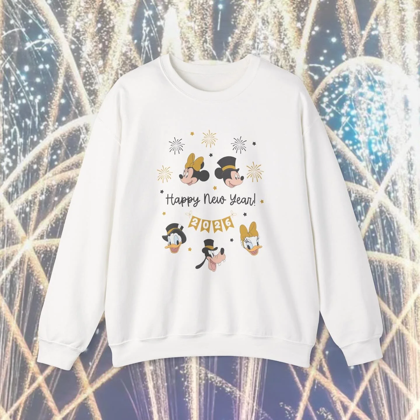 ✨✨New! New Year 2026 shirt and crew are now available in the shop!✨✨ These will be so perfect for upcoming Disney New Year&rsquo;s Eve trips and outfits! Shop now.