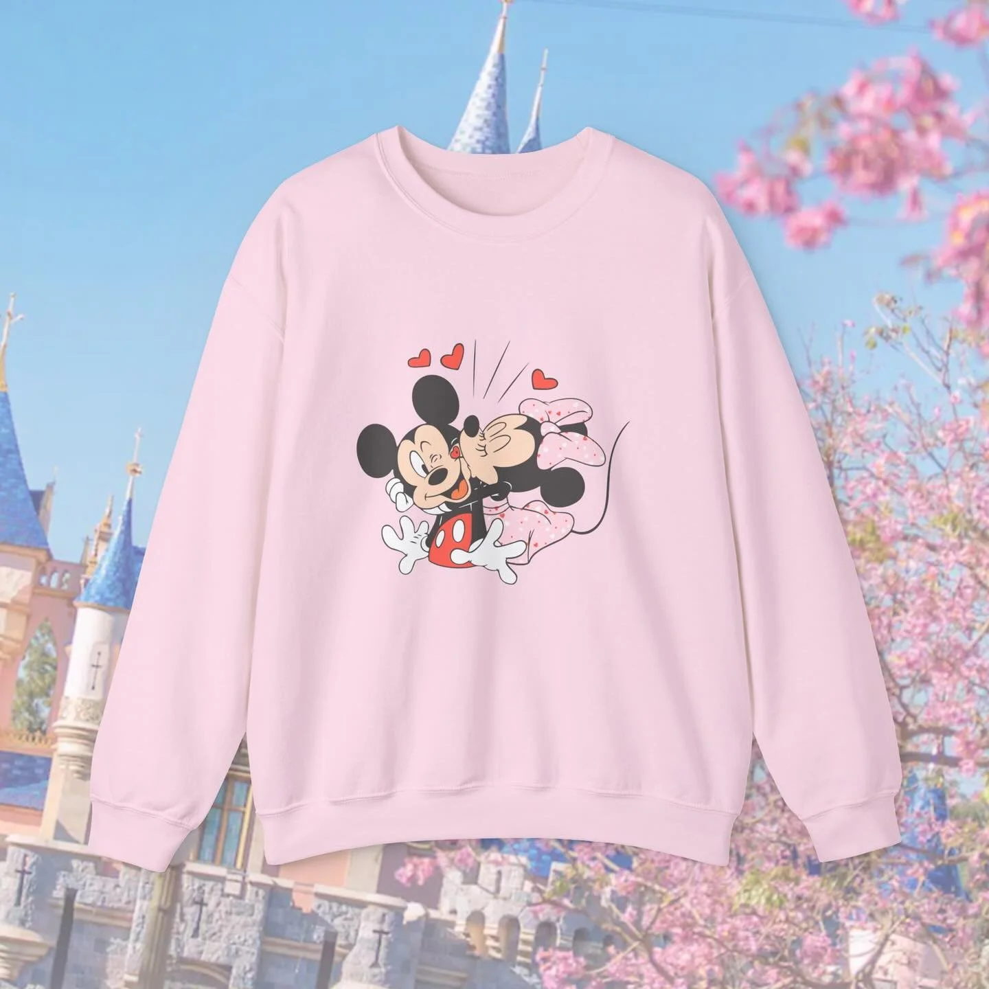 💕❤️ Your favorite new crew for Valentine&rsquo;s Day is here! How cute are Mickey and Minnie? This would be so perfect for Sweetheart&rsquo;s Night at Disneyland! Shop now. ❤️💕