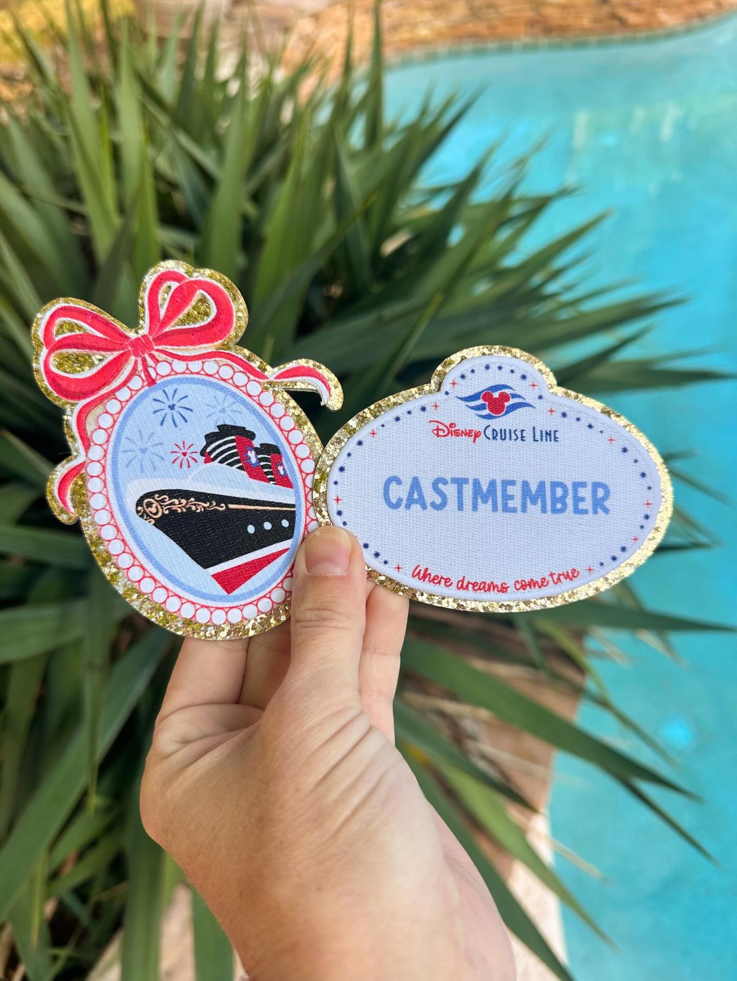 Thank you so much for such a great cruise collection launch this weekend! I have so many other items in the works already! How fun is this Disney cruise cast member patch?! 😍