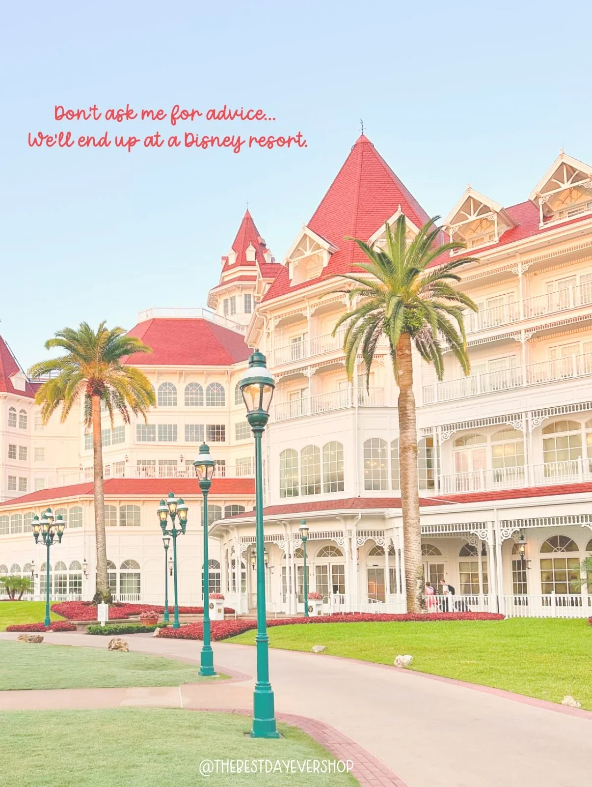 Don&rsquo;t ask me for advice, we&rsquo;ll end up at a Disney resort! Which resort is your favorite? Mine is a several way tie between Riviera, Grand Floridian, Polynesian and Beach Club! Shop our new Disney resort collection on the website now ✨