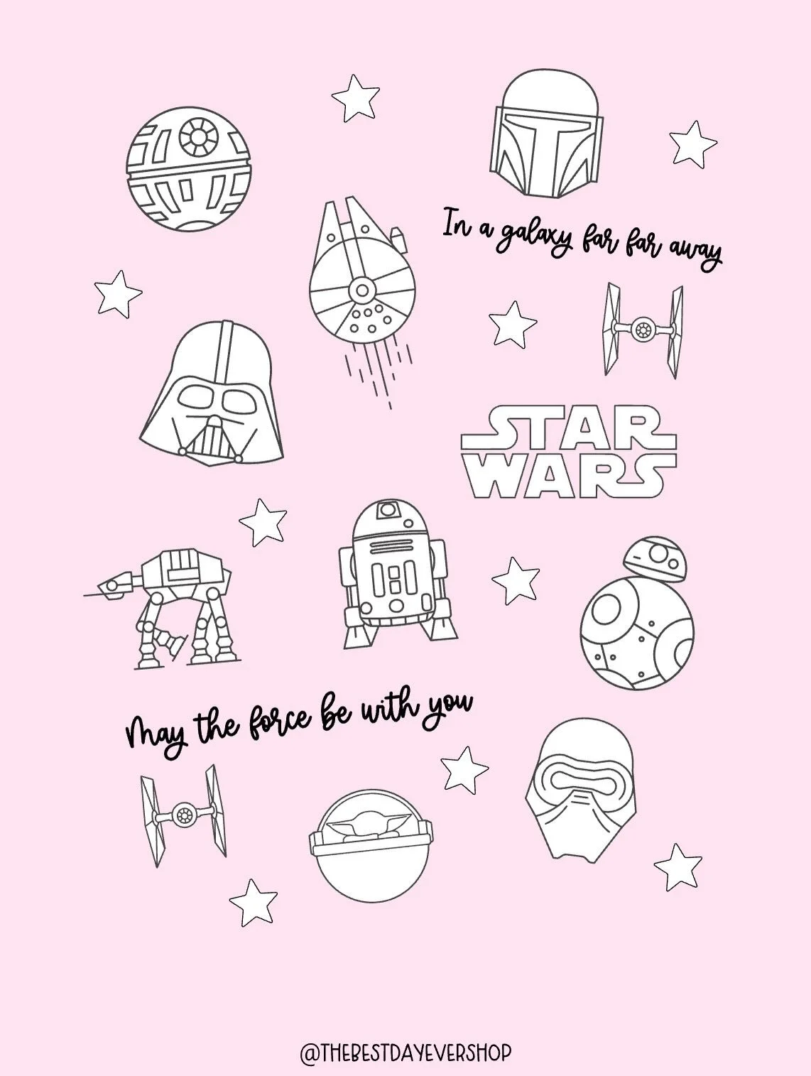 ✨💫⭐️Swipe to see our new May the Fourth printed fanny pack! Star Wars but make it pink! New collection launches tomorrow, Thursday at 10 am EST. Available only for a limited time. ⭐️💫✨