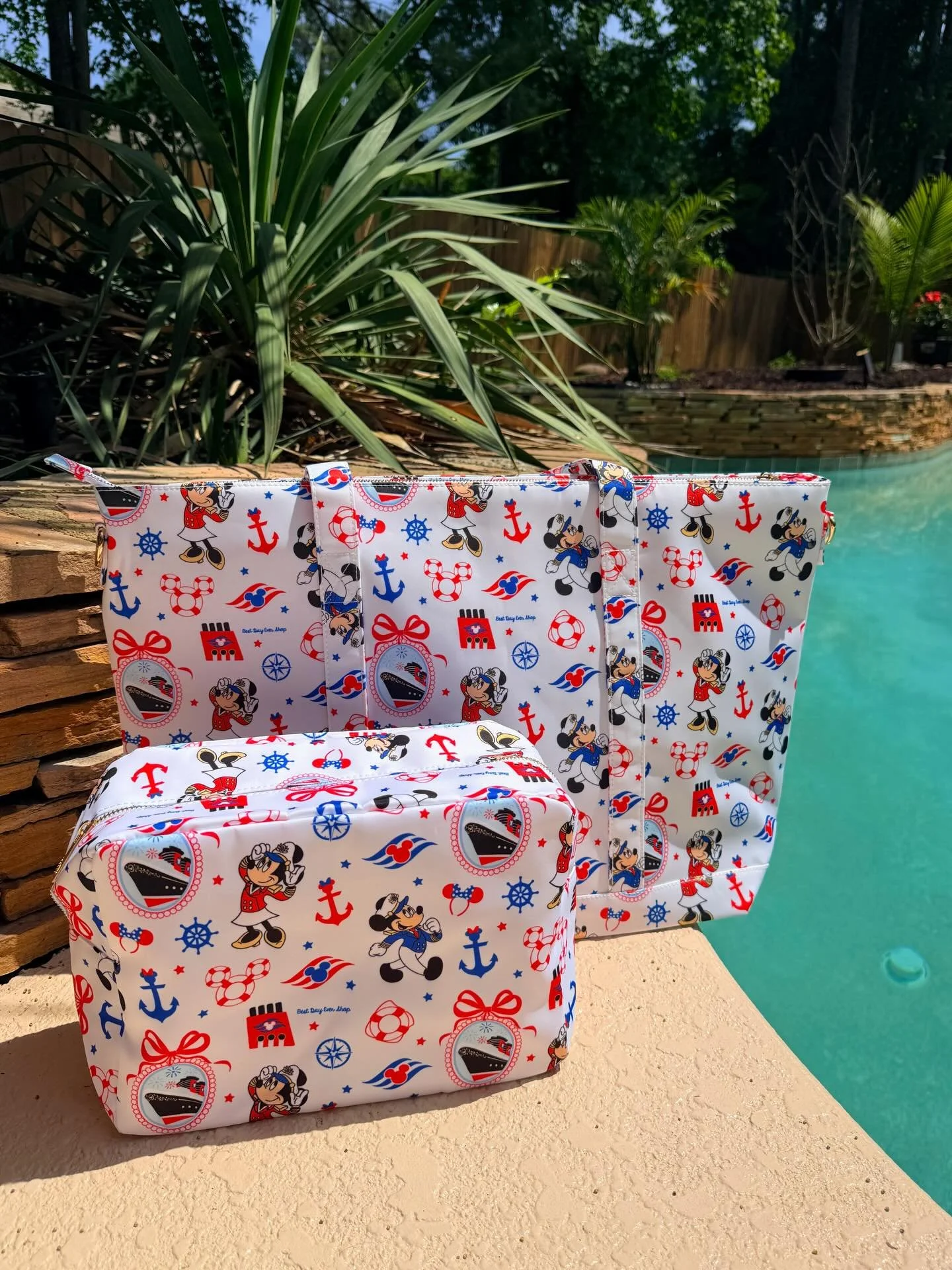 Our biggest cruise collection ever is launching this weekend! I&rsquo;ll have all of these and more TODAY at @the.happiest.market and online this Sunday! Plus! The first 50 shoppers will get a FREE cup sleeve with $125 spend. These pajamas always sel