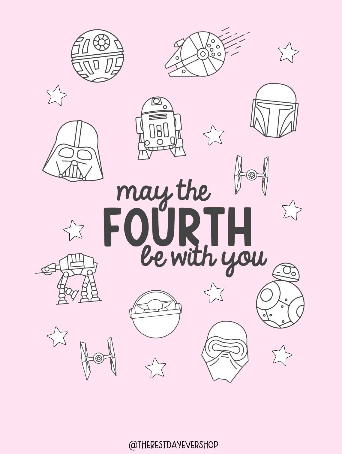 ✨ Happy May the 4th Day! ✨ Our entire collection of shirts, crews and this new fanny pack just restocked! But they will be leaving the shop again soon. Shop now!