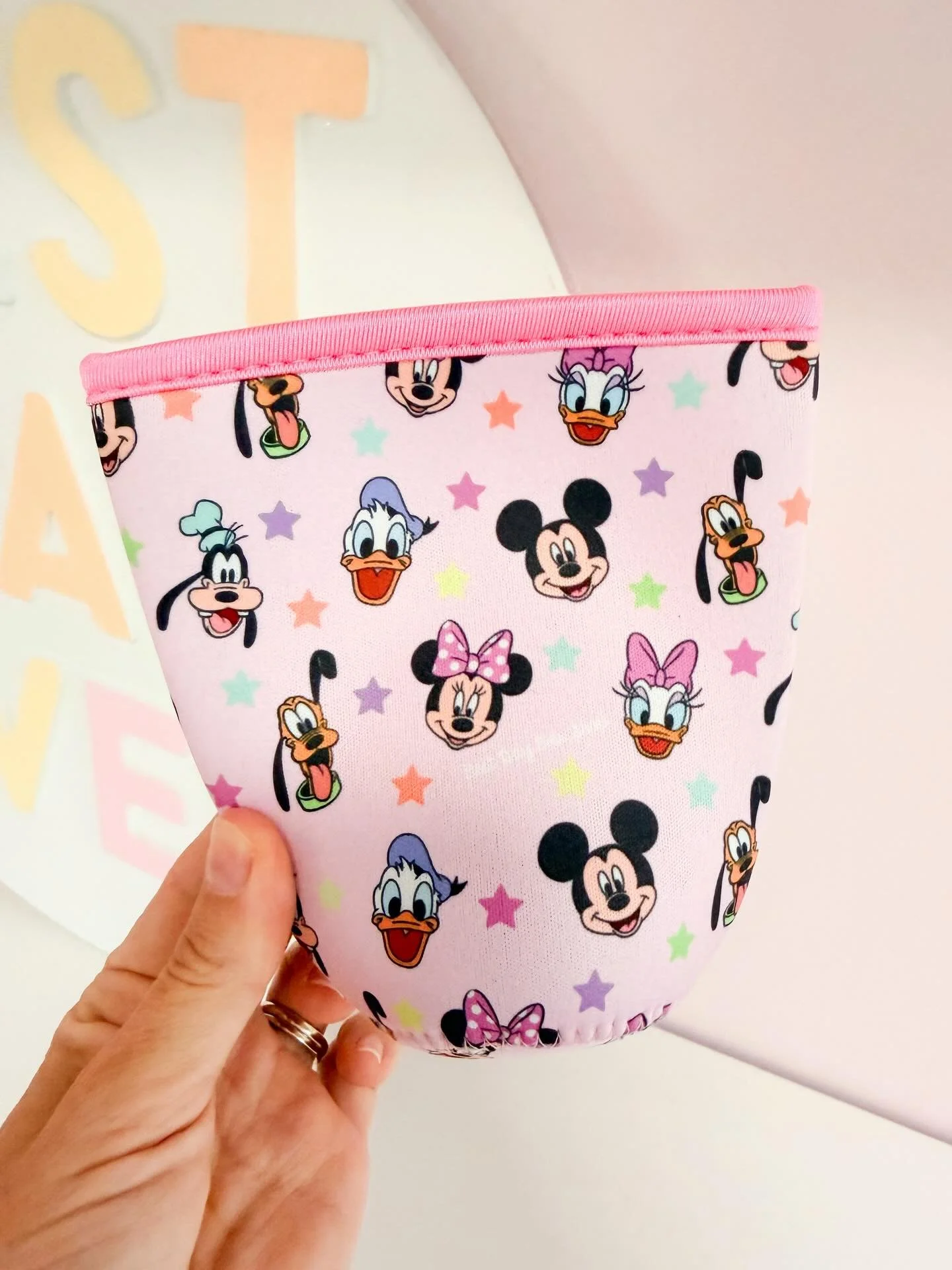 So excited to share new additions and a restock for your favorite collection! Pink sensational six fanny packs and pouches just restocked plus I also added cup sleeves and PAJAMAS plus a customizable crew or tee. All available now on our website!