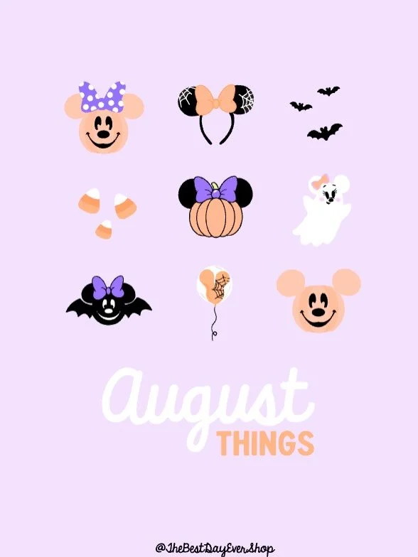 Happy August! I love that it feels like the perfect blend of summer and Halloween both! There&rsquo;s nothing better than Halloween at Disney! 🎃