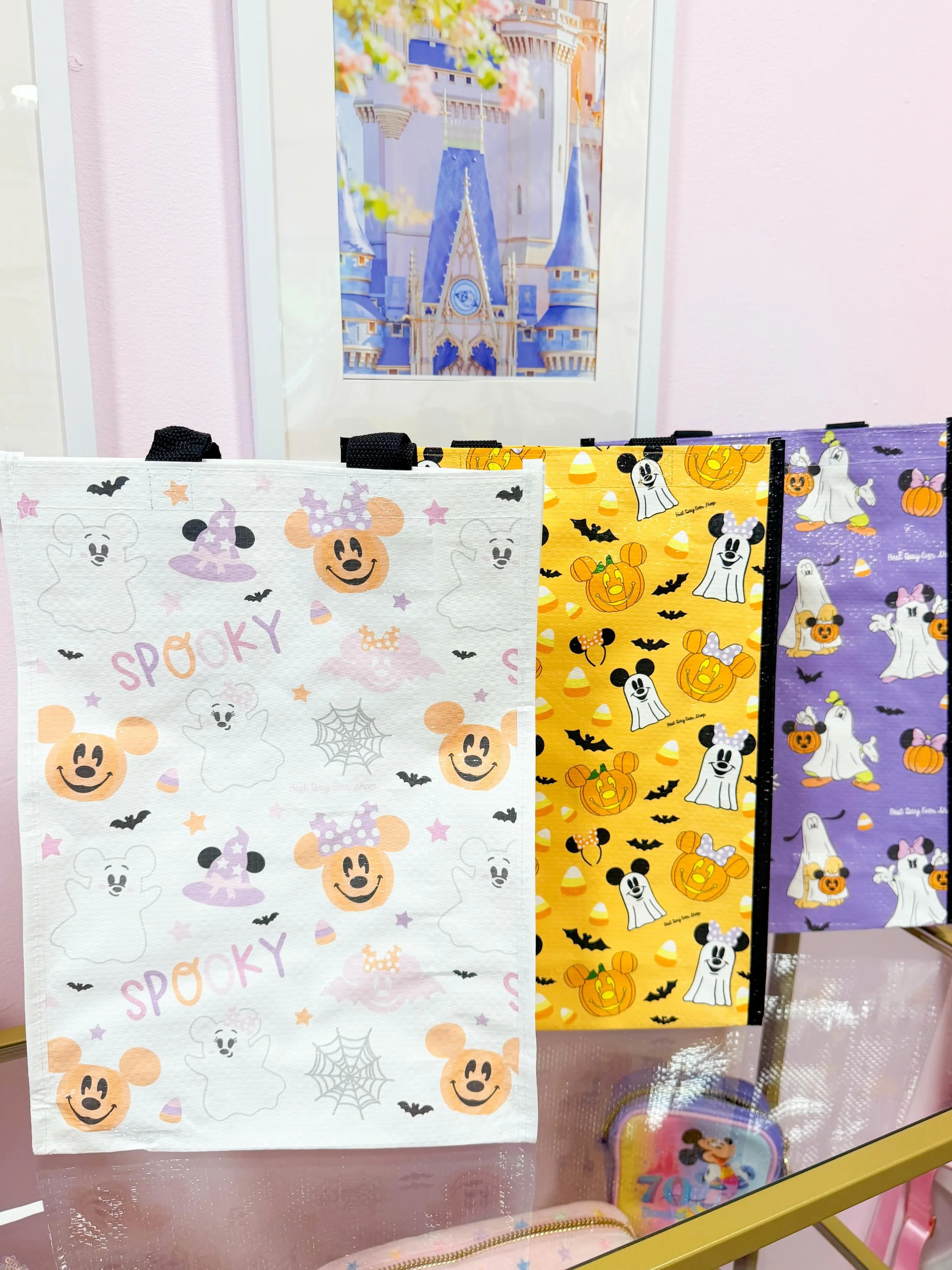 So excited for these new trick or treat bags! They&rsquo;re up on our website now and only $10! They&rsquo;re so much bigger than the ones you get at MNSSHP or Oogie Boogie Bash and they hold so much candy! They&rsquo;re here and ready to ship for up