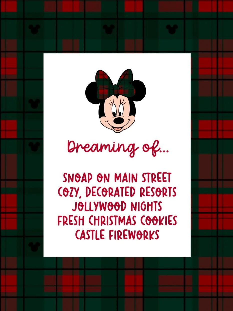 Here for all the plaid things! Shop our most popular Disney Christmas plaid print now! (Plus so many other goodies for your upcoming Christmas trips!) 🎄