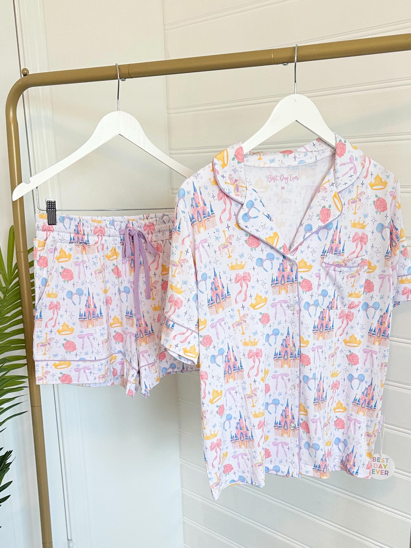 Once upon a Dream is back! Pajamas restocked and I just added totes, backpacks, mini pouches and fanny packs. These pjs sold out so quickly on the first go around so be sure to grab them quick. ✨