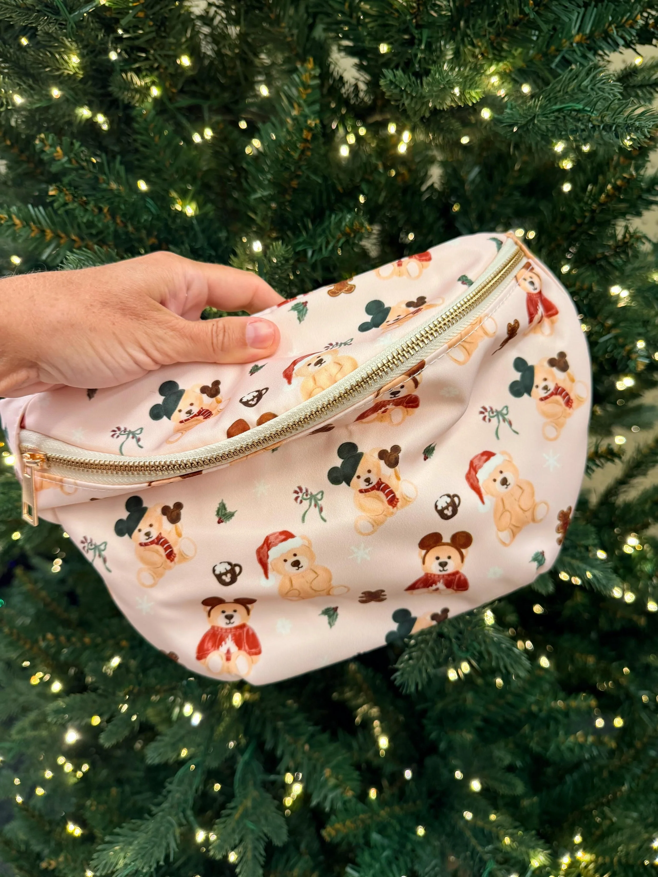 Something beary merry is coming this Thursday!! Here&rsquo;s a first look at our 4 shop collab print that will be coming in a fanny pack and tee. Follow @fortheloveofpixiedust for the next item reveal! 👀👀👀