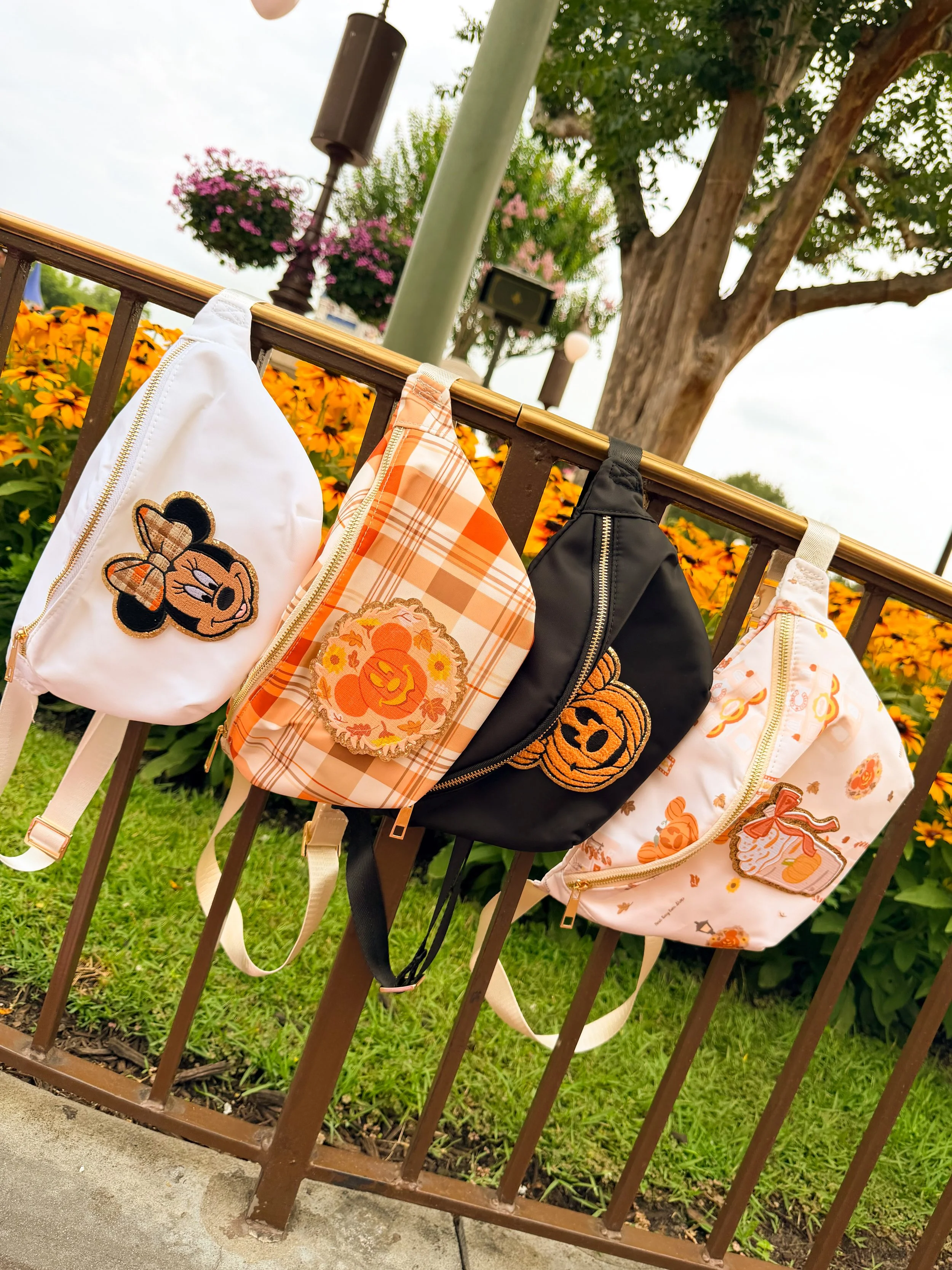 Fall on Main Street Fanny Packs