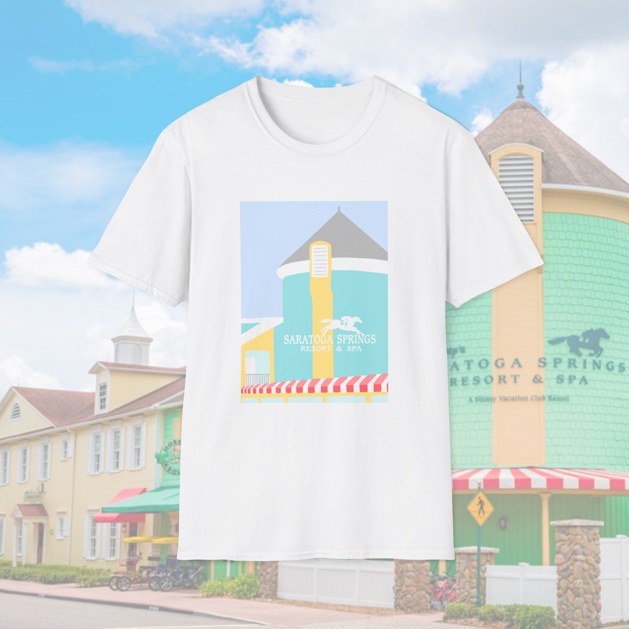 CHOOSE TEE OR CREW- Saratoga